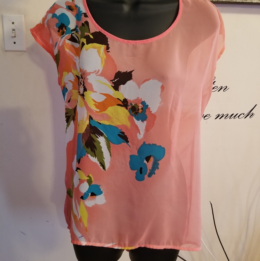 Semi sheer blouse
